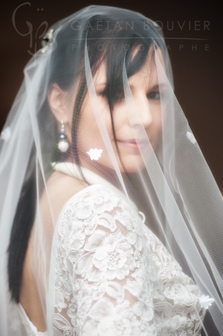 Portrait de la mariée